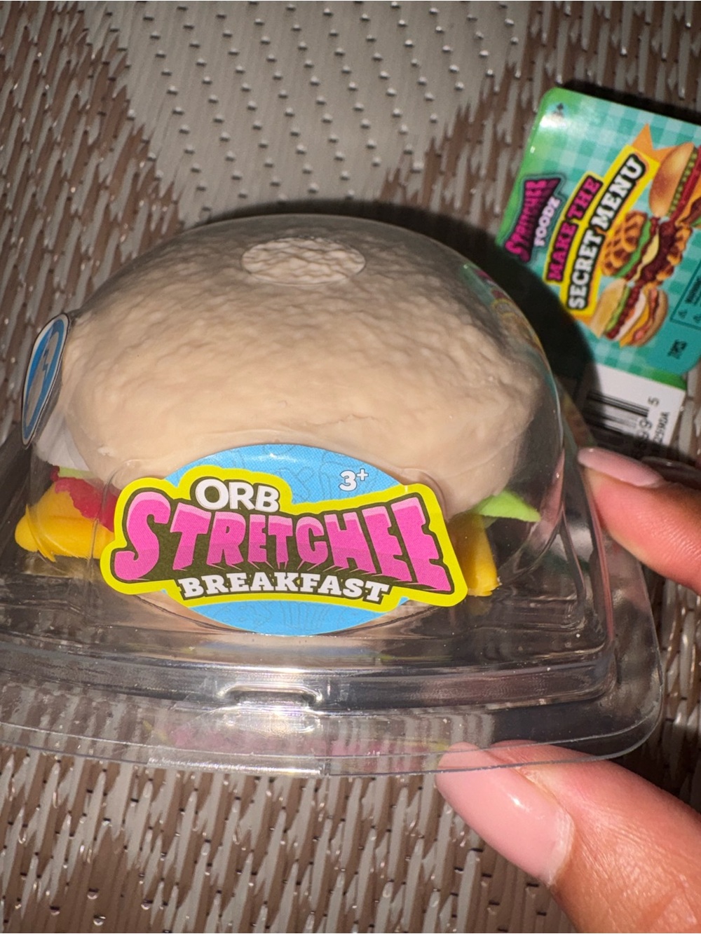 ORB Stretchee Breakfast Squishy Toy - Cream Bun